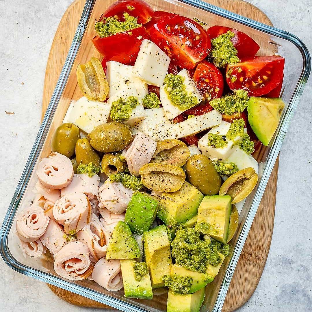 Caprese Turkey Salad Lunchboxes