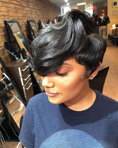 8 Inch Wig Pixie Cut Wig Short Black Wig Pixie Wigs For Black Women Natural Wigs High Quality Wigs