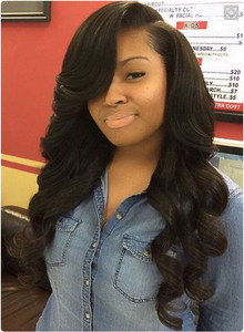 24 Inch Wig Side Bangs Body Wave Lace Front Wig For Black Women Long Black Wig Brown Wig Red Wig