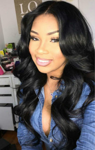 24 Inch Wavy Long Wigs For African American Women The Same As The Hairstyle In The Picture fh