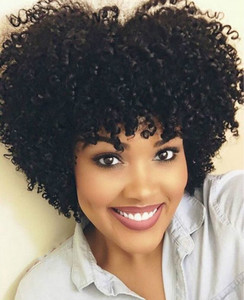 12 Inch Kinky Curly Wigs For African American Women The Same As The Hairstyle In The Picture om