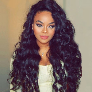 24 Inch Wavy Long Wigs For African American Women The Same As The Hairstyle In The Picture mr