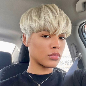 6 Inch Wig Short Blonde Wig Cropped Pixie Cut Wig For Black Women Short Brown Wig Short Black Wig
