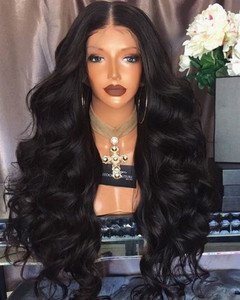 24 Inch Wavy Long Wigs For African American Women The Same As The Hairstyle In The Picture bk