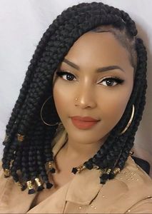 12 Inch Braided Wigs Lace Front Wigs For Women The Same As The Hairstyle In The Picture hs