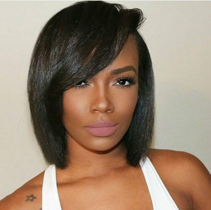12 Inch Bob Wigs For African American Women The Same As The Hairstyle In The Picture co