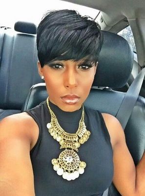 6 Inch Short Wigs For African American Women The Same As The Hairstyle In The Picture eg