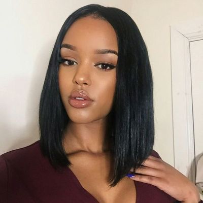 12 Inch Bob Wigs For African American Women The Same As The Hairstyle In The Picture et