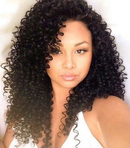 18 Inch Kinky Curly Wigs For African American Women The Same As The Hairstyle In The Picture oc