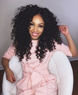 18 Inch Kinky Curly Wigs For African American Women The Same As The Hairstyle In The Picture ow