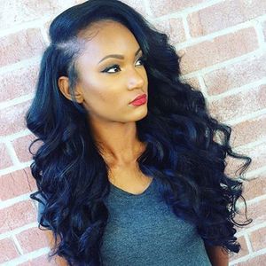 24 Inch Wavy Long Wigs For African American Women The Same As The Hairstyle In The Picture dz