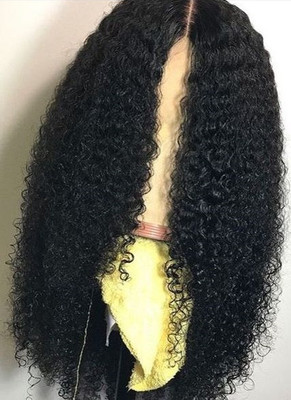 26 Inch Wig Middle Part Water Wave Wig Long Curly Lace Front Wigs For Black Women Glueless Wigs